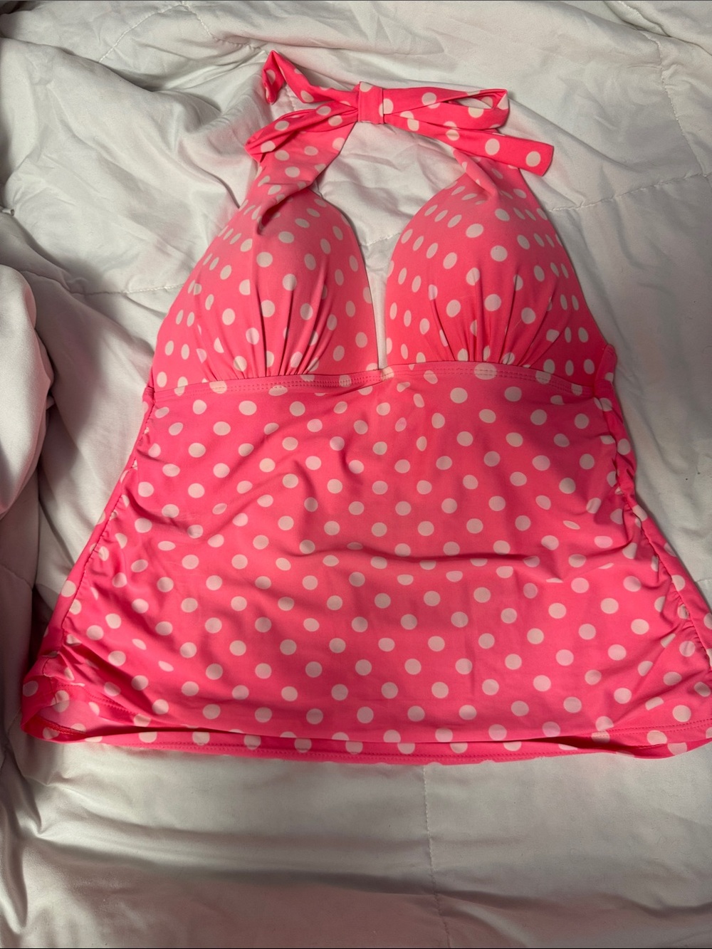Catalina Coral Halter Swim Top